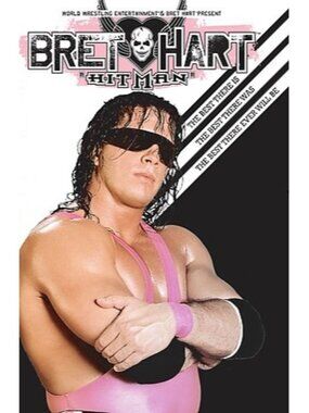 WWE Bret Hart: Hitman The Best There Is (3-DVD Set, Region 1) Very Good!